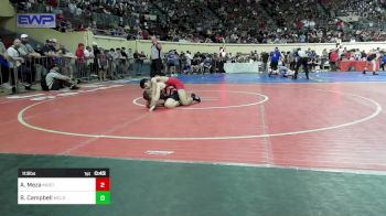 113 lbs Consi Of 64 #2 - Aiden Meza, Mustang Middle School vs Boedy Campbell, McLoud