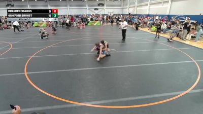 125 lbs Round 2 - Brayden Staggs, Unattached vs Giovanni Brunst, Westshore