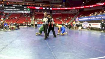 2A-285 lbs Cons. Round 3 - Alexander Kasner, Woodward-Granger vs Will Clausen, Benton Community