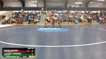 165 lbs Cons. Round 3 - Maxwell Morrison, Brockport vs Matteo Pinnero, Elizabethtown