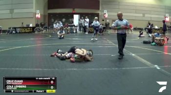 78 lbs Quarterfinal - Cole Lemberg, Demolition vs Cruz Evans, Team Aggression