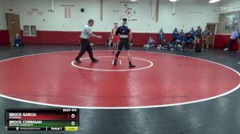 120 lbs Cons. Round 1 - Brock Corrigan, Benton Community vs Brock Garcia, Ottumwa