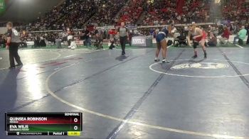 G 185 lbs Semifinal - Quinsea Robinson, Minico vs Eva Wilis, Bonners Ferry