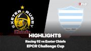 Full Match Highlights: Racing 92 vs Exeter Chiefs EPCR Challenge Cup 2025-2026 Round 2