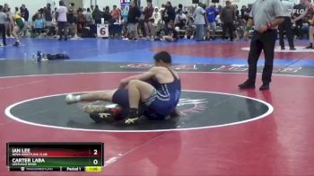 138 lbs Cons. Round 1 - Carter Laba, Leesville Road vs Ian Lee, NOVA Wrestling Club