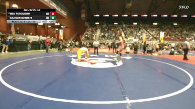 2A-175 lbs Champ. Round 1 - Carson Everett, Saratoga vs Ben Ferguson, Big Piney