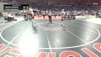 6A Boys 190 lbs Cons. Semi - Corbyn Schumack, South Medford Boys vs Preston Vandehey, Forest Grove Boys
