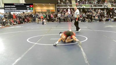 106 lbs Consi Of 16 #2 - Biswas Darji, Concord vs Jospeh Fowke, Melrose