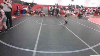 70-74 lbs Round 5 - Sadie Shank, Berkeley Braves vs Camden Chonko, North Star