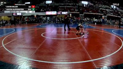 42 lbs Round 2 - Austin Klippenstein, Bearcats Wrestling Club Helena vs Justin Miller, Glasgow Wrestling Club