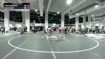 74 lbs Cons. Round 6 - Paul Ognissanti, Pennsylvania RTC vs Kellen Smith, West Point Wrestling Club