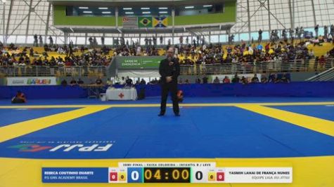 REBECA COUTINHO DUARTE vs YASMIN LANAI DE FRANÇA NUNES 2026 FPJJ Circuito Paulista GI Etapa 3