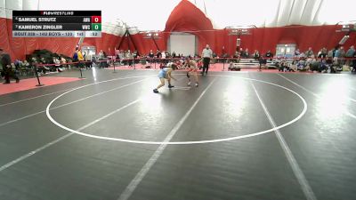 14U Boys - 120 lbs Cons. Semis - Samuel Strutz, Askren Wrestling Academy vs Kameron Zingler, Watertown Wrestling Club