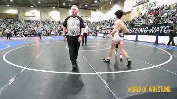 105 lbs Consi Of 16 #2 - Kolby Dennington, Tracy Wrestling Club vs Ivan Brambila, Hotshots