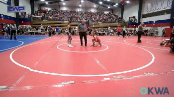 115 lbs Semifinal - Cara Prock, Warner Eagles Youth Wrestling vs Justice Davis, Coweta Tiger Wrestling