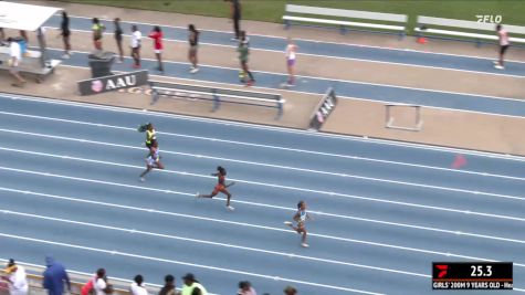 Youth Girls' 200m, Finals 9 - Age 9