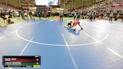 150 lbs Champ. Round 1 - Caidan Ronning, Lil Reaper Wrestling Club vs Colby Gray, Missouri