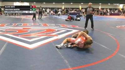 126 lbs Consi Of 32 #1 - Blake Getz, IN vs Graydon Martin, VA