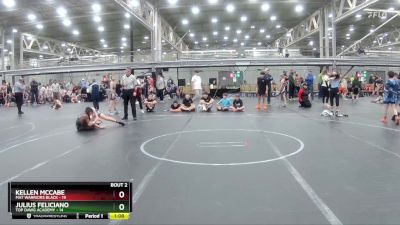 100 lbs Round 1 (4 Team) - Kellen McCabe, Mat Warriors Black vs Julius Feliciano, Top Dawg Academy