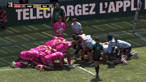 Stade Francais Remarkably Level The Scores With A Penalty Try vs Racing 92