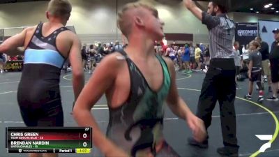 135 lbs Semis & 1st Wrestleback (8 Team) - Brendan Nardin, Untouchables vs Chris Green, Team Gotcha Blue