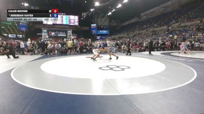 144 lbs Champ. Rd Of 128 - Caleb Brown, New York vs Jeremiah Hayes, Illinois