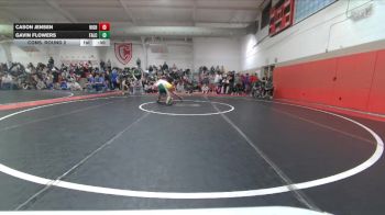 106 lbs Cons. Round 2 - Gavin Flowers, Falcon vs Cason Jensen, Highland