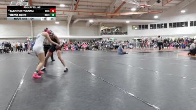 130 lbs 3rd Place Match - Eleanor Polking, Oak Hills High School vs Olivia Olive, William Henry Harrison High School