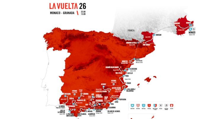 Vuelta a España 2026: Start In Monaco, Finish In Granada