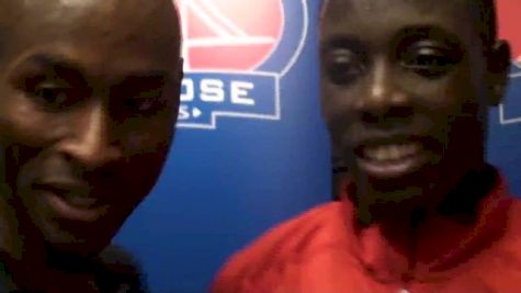 Bernard Lagat takes back American 2 Mile Record from Galen Rupp at 2013 Millrose Games