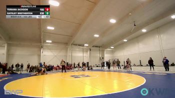 155 lbs Rr Rnd 2 - Toriana Jackson, Ponca City LadyCat Wrestling vs Gateley Bretherton, Newkirk Girls