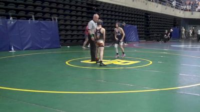 85 lbs Round Of 16 - Zachary Kalivretenos, Middletown vs Chayce Plesh, Franklin