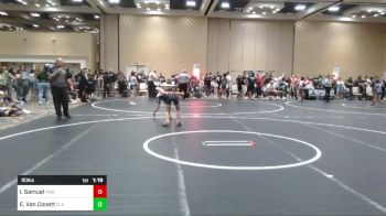 80 lbs Round Of 16 - Iyla Samuel, Pride WC vs Ellad Van Conett, Elk Grove Wr Acd