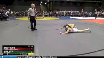 6A - 132 lbs Cons. Round 2 - Kade Smith, Hutchinson vs Brody Byrne, Topeka-Washburn Rural