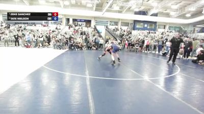 110 lbs 1st Place Match - Zeke Sanchez, Sanderson Wrestling Academy vs Tate Nielson, Champions Wrestling Club