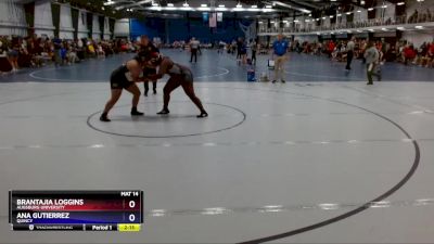 207 lbs Cons. Semi - Brantajia Loggins, Augsburg University vs Ana Gutierrez, Quincy