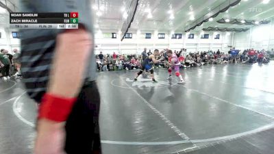 190 lbs Semifinal - Noah Sandlin, TB Legacy - HS vs Zach Miracle, Flint Tropics - HS