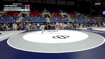 126 lbs Cons. Rd Of 32 - Joey Enzminger, ND vs Christopher Ankenman, MO