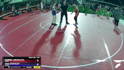 157 lbs Quarterfinal - Gabriel Archuleta, Idaho vs Ivan Shockley, Alaska