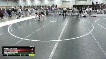 130 lbs Cons. Round 7 - Camille Rainey, Warrior Trained Wrestling vs Regan Rosseter, The Best Wrestler