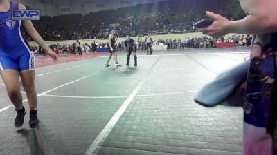 140 lbs Round Of 16 - Olivia Crittenden, Roosevelt vs Eliotte Wood, Cashion Wrestling Club