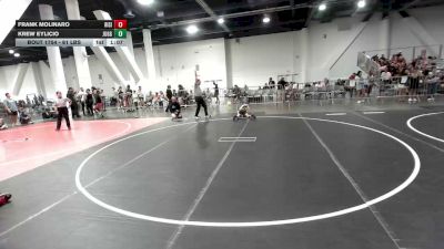 61 lbs Semifinal - Frank Molinaro, Rising Sun WC vs Krew Eylicio, Juggernaut WC