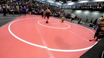 120 lbs Rr Rnd 1 - James Carper, Tecumseh Youth Wrestling vs Benjamin Brunson, Noble Takedown Club