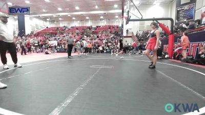 150 lbs Rr Rnd 1 - Matticin Williams, Ponca City LadyCat Wrestling vs Colby Garrison, Sisters On The Mat Pink