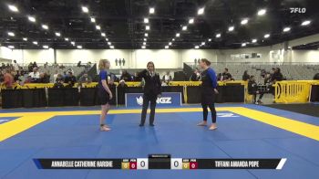 Tiffani Amanda Pope vs Annabelle Catherine Harshe 2025 World IBJJF Jiu-Jitsu No-Gi Championship