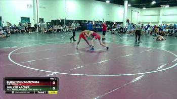 120 lbs Round 1 (16 Team) - Walker Archer, S.E.O. Wrestling Club- Team White vs Sebastiano Campanile, The Firemen