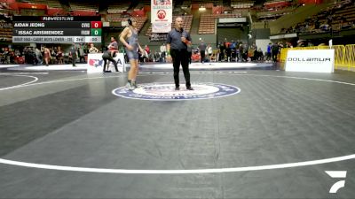 Cadet Boys Lower - 120 lbs 1st Place Match - Nathan Reynolds, Sunkist Kids Monster Garage vs Declan Shea, Sutter Union High School Wrestling