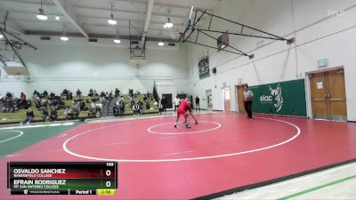 149 lbs Cons. Round 1 - Osvaldo Sanchez, Bakersfield College vs Efrain Rodriguez, Mt San Antonio College