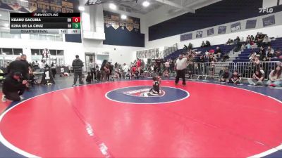44 lbs Quarterfinal - Keanu Gacuma, Reign WC vs Ezra De La Cruz, Rough House
