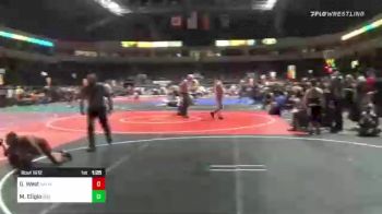 116 lbs Quarterfinal - Geremiah West, NM WolfPack vs Mason Eligio, 909 Boys